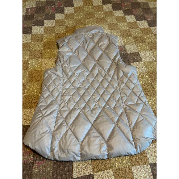 Pre-Owned Athleta Vest Goosedown Silcer/Gray Size L - Picture 2 of 11